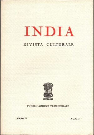 INDIA RIVISTA CULTURALE ANNO V NUM. 3 di Madanjeet Singh