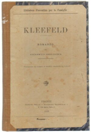 KLEEFELD di Heilborn ed. Firenze Rassegna Nazionale