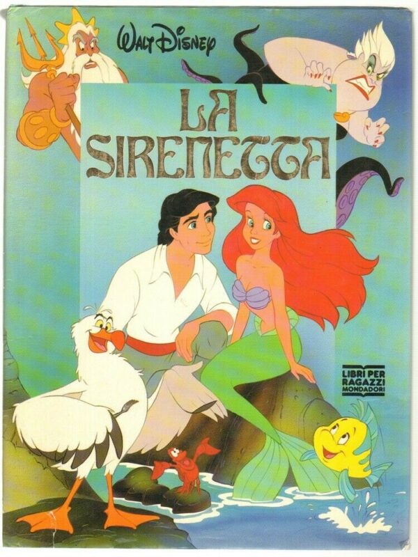 LA-SIRENETTA-di-Walt-Disney-Collana-Disneyana-ORO-ed-Mondadori-113814084936