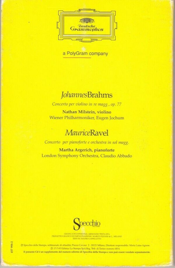 LALBERO-DELLA-MUSICA-Il-Concerto-4-Brahms-e-Ravel-CD-Audio-Editoriale-114092749166