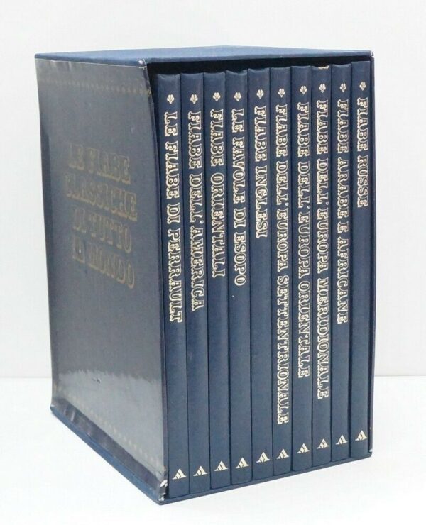 LE-FIABE-CLASSICHE-DI-TUTTO-IL-MONDO-Cofanetto-con-10-volumi-ed-Mondadori-124016439696