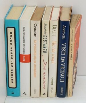 Lotto n. 7 Libri Politica Italiana di Autori Vari. Lotto come da immagine