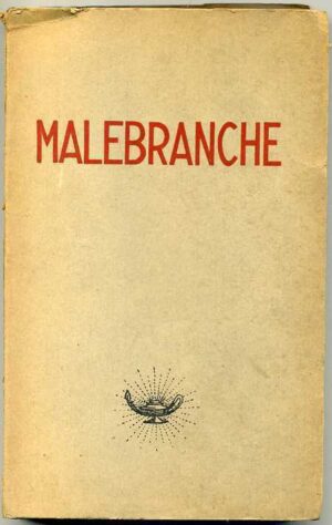 Malebranche a cura di Luigia Colombo ed. Garzanti