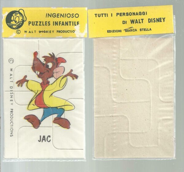 Mini-Puzzle-DISNEY-JAC-il-topo-di-CENERENTOLA-anni-6070-Cod-MP26-122097310356