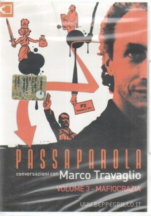PASSAPAROLA Vol. 3  Marco Travaglio MAFIOCRAZIA DVD Film ITA PAL Nuovo