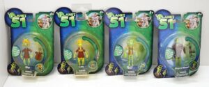 PLANET 51 Lotto n. 4 Mini Action Figure: Lem, Glar, Skiff, General Grawl