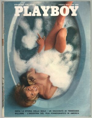 Playboy Anno 1973 n.8 - Agosto. Edizione Italiana