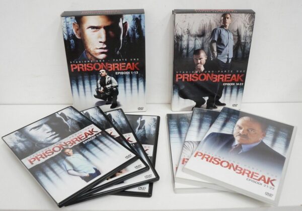 PRISON-BREAK-Stagione-1-Uno-Parte-Uno-e-Due-DVD-in-Cofanetto-113235238286