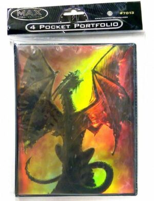Portacard FIRE BREATHER DRAGON Album Max Protection. 4 Pocket Portfolio (103)