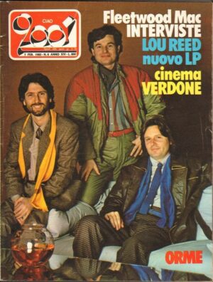 Rivista Ciao 2001 n. 6 del 7 Febbraio 1982 - In coperetina Orme