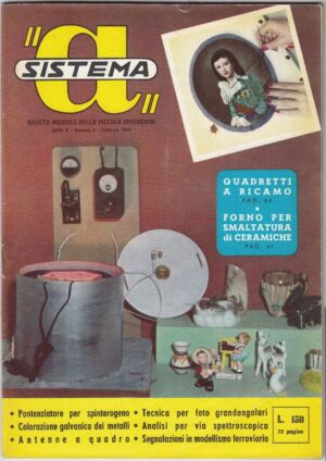 Rivista Il Sistema A. Anno 1958 n.2. La rivista delle piccole invenzioni