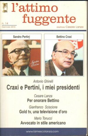 Rivista L'ATTIMO FUGGENTE n. 14 Gennaio 2010
