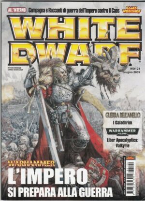 Rivista WHITE DWARF WD 124 Giugno 2009. Warhammer ed. Games Workshop