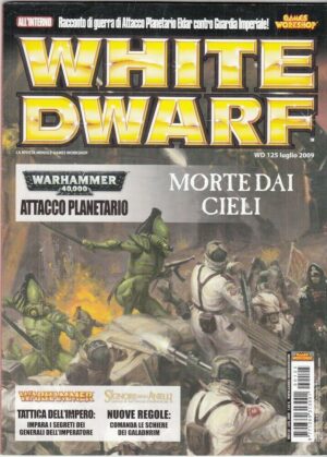Rivista WHITE DWARF WD 125 Luglio 2009. Warhammer 40.000 ed. Games Workshop