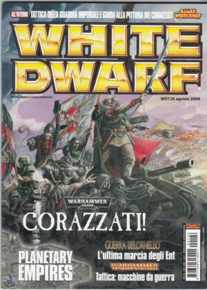 Rivista WHITE DWARF WD 126 Agosto 2009. Warhammer 40.000 ed. Games Workshop