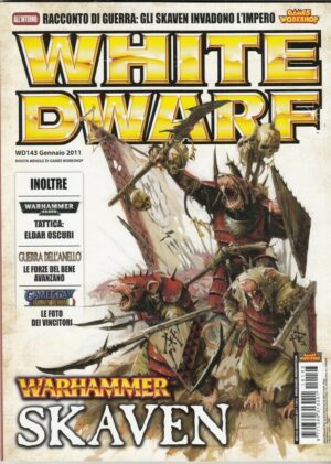 Rivista WHITE DWARF WD 143 Gennaio 2011. Warhammer ed. Games Workshop