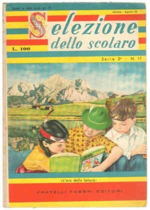 Selezione dello Scolaro Serie 2 n. 11 di Agosto 1958. Fabbri