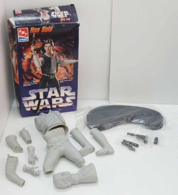 Star-Wars-HAN-SOLO-Vinyl-Model-Kit-da-Montare-e-Colorare-ERTL-1995-113566683806