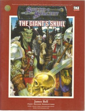 THE GIANT'S SKULL - Sword Sorcery - Dungeons & Dragons ed. White Wolf  D20