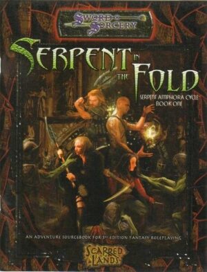 THE SERPENT IN THE FOLD. Serpent Amphora Book One - SWORD SORCERY ed. White Wolf
