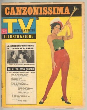 TV Sorrisi e Canzoni anno 1964 n. 39 - 27 Settembre copert. Squillano le trombe