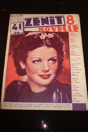 ZENIT (8 NOVELLE) anno VII N.41 rivista del 1936