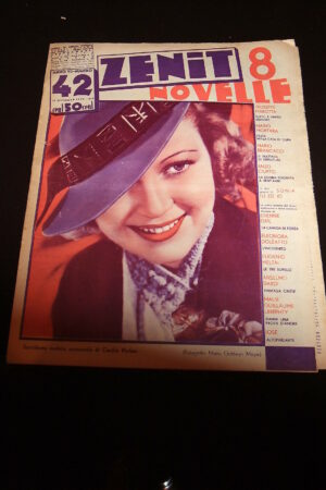 ZENIT (8 NOVELLE) anno VII N.42 rivista del 1936
