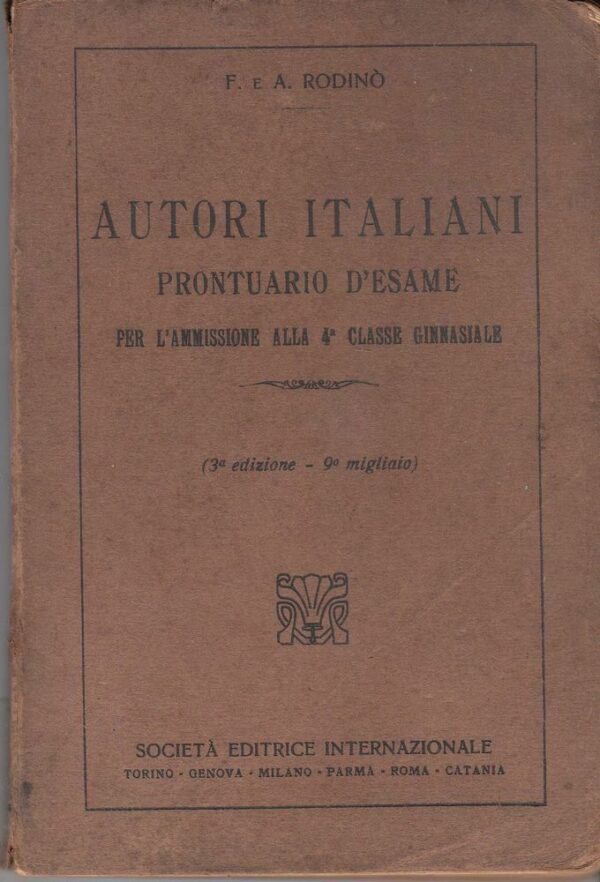 AUTORI-ITALIANI-PRONTUARIO-DESAME-ALLA-4-CLASSE-GINNASIALE-di-Rodino-ed-SEI-122467203777