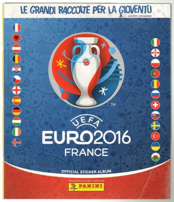 Album-CALCIATORI-EURO-2016-FRANCE-Panini-VUOTO-Allegato-di-Messaggero-123445301137
