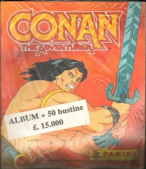 Album Figurine CONAN The Adventurer. Panini 1994. Con 50 bustine