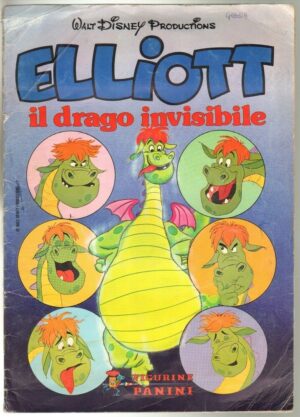 Album Figurine Disney ELLIOTT IL DRAGO INVISIBILE Panini 1978 COMPLETO