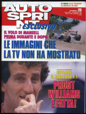 Autosprint 1992 n.26 Giugno