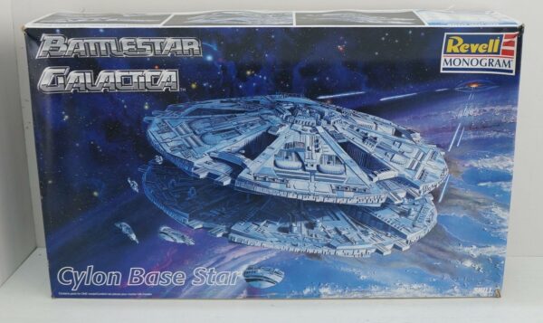 BATTLESTAR-GALACTICA-Cylon-Base-Star-Kit-da-Montare-Revell-Monogram-123727825177