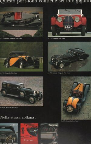 BUGATTI. Auto port-folio. Sei foto giganti A11