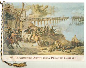 Calendario 9° Reggimento Artiglieria Pesante Campale Anno 1984 Con cordoncino