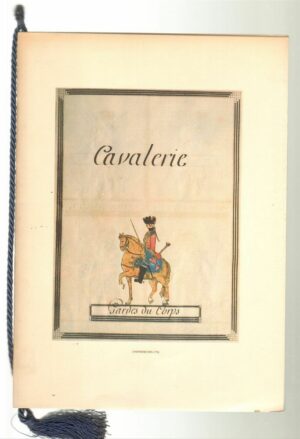 Calendario Associazione Nazionale Arma di Cavalleria Anno 1983 Con cordoncino