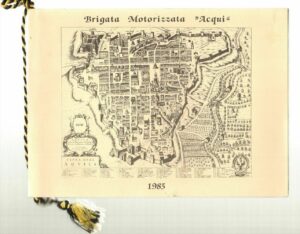 Calendario Brigata Motorizzata Acqui Anno 1985 - Con cordoncino originale