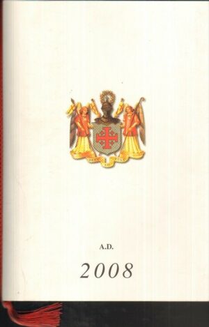 Calendario Ordine Equestre del Santo Sepolcro di Gerusalemme Anno 2008. Con cordoncino originale