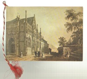 Calendario Unione Monarchia Italiana anno 1984 con cordoncino. Esercito Italiano