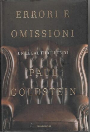 ERRORI E OMISSIONI di Paul Goldstein ed. Mondadori
