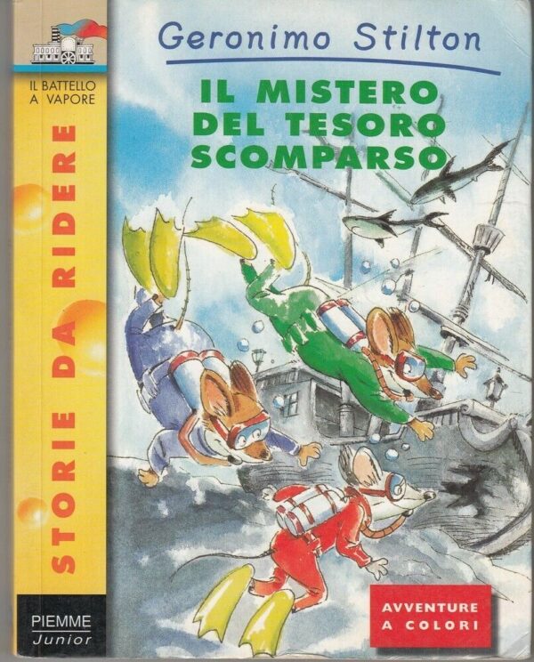 Geronimo-Stilton-n-4-IL-MISTERO-DEL-TESORO-SCOMPARSO-ed-Piemme-123903647867