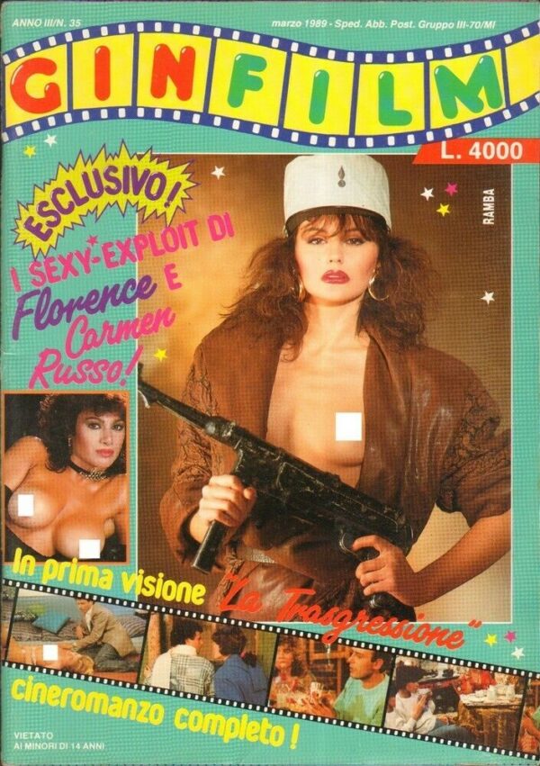 Gin-Film-Rivista-Anno-1989-marzo-n35-Florence-Guerin-Carmen-Russo-Milly-DAb-123937092437
