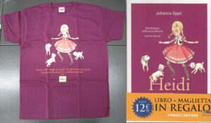 Heidi di Johanna Spyrii - Con Maglietta Viola ed. Fanucci