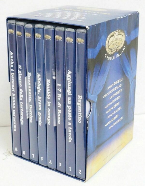 IL-MUSICAL-ITALIANO-Raccolta-Completa-n-8-DVD-in-Cofanetto-Editoriale-113312581017