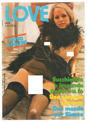 LOVE Anni '70 - '80 n. 9 - RIVISTA EROTICA VINTAGE