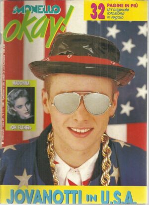 MONELLO OKAY 3 del 1990 con JOVANOTTI, MADONNA, DOORS, TURCI + ALLEGATO