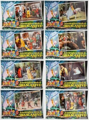 N. 8 FOTOBUSTE LA MERAVIGLIOSA FAVOLA DI BIANCANEVE. Eastmancolor