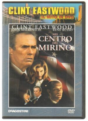 Nel centro del mirino un film con Clint Eastwood. DVD in Italiano. Versione da edicola