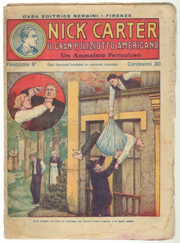 NICK-CARTER-Il-Gran-Polizotto-Americano-n-9-UN-AMMALATO-PERICOLOSO-ed-Nerbini-112605632787