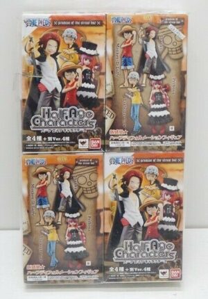 ONE PIECE Promises of the Straw Hat. Set Completo n. 4 Mini Action Figure. Banda